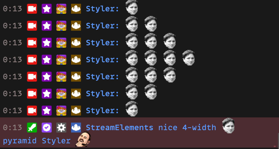 Emote Pyramid Example